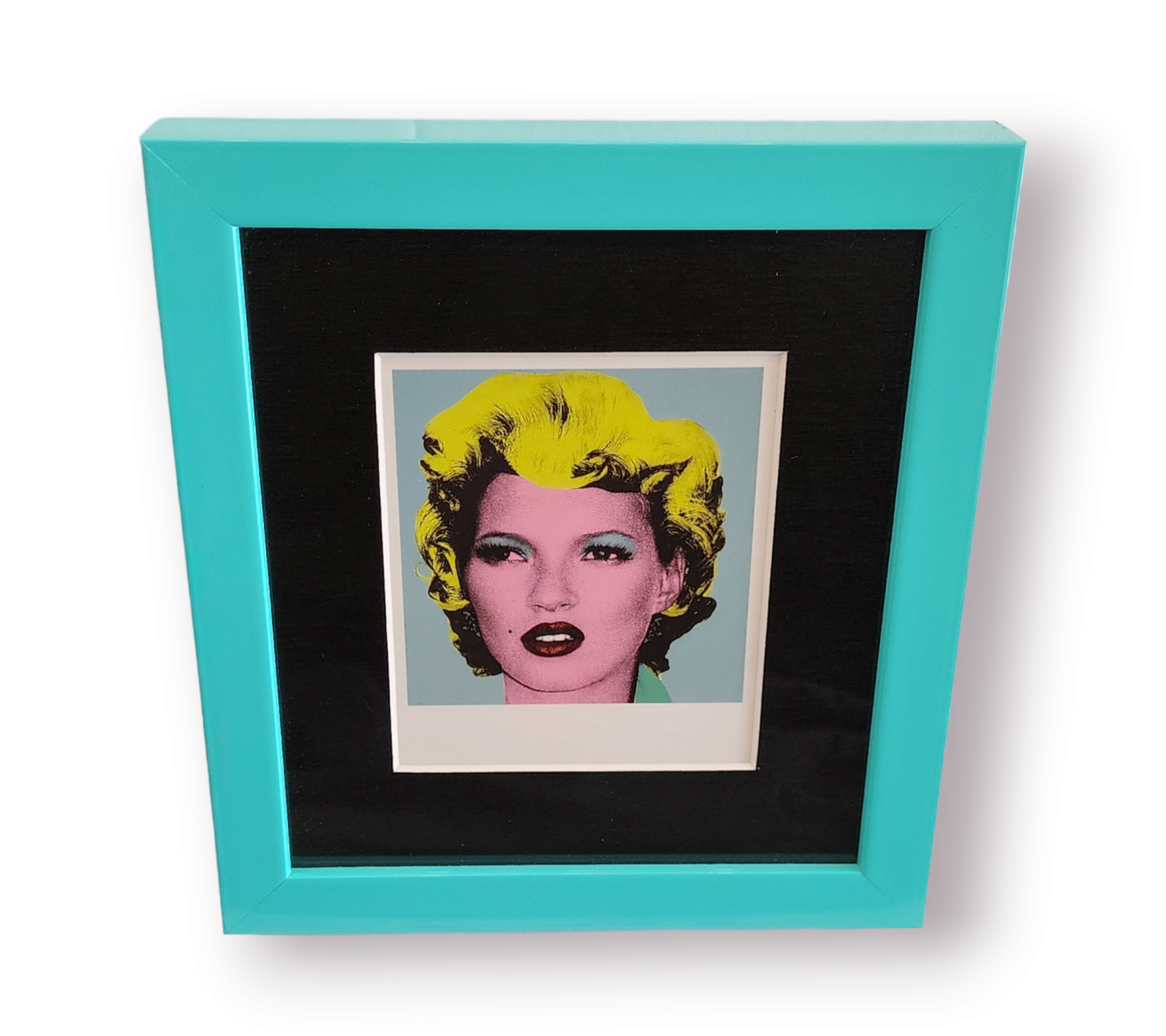 Kate Moss Postcard 2005 - Tiffany Blue