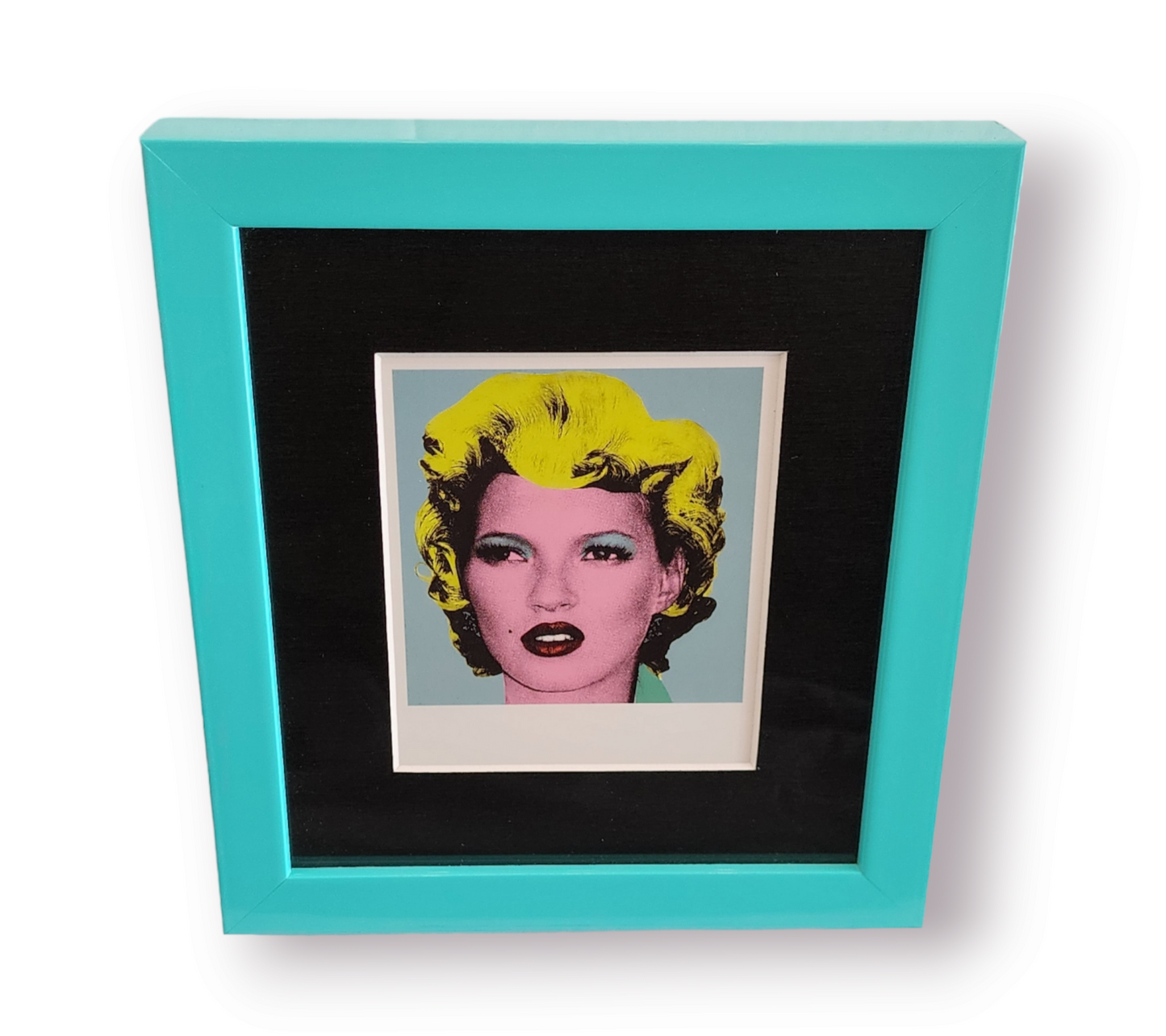 "Kate Moss" Postcard 2005 - Tiffany Blue