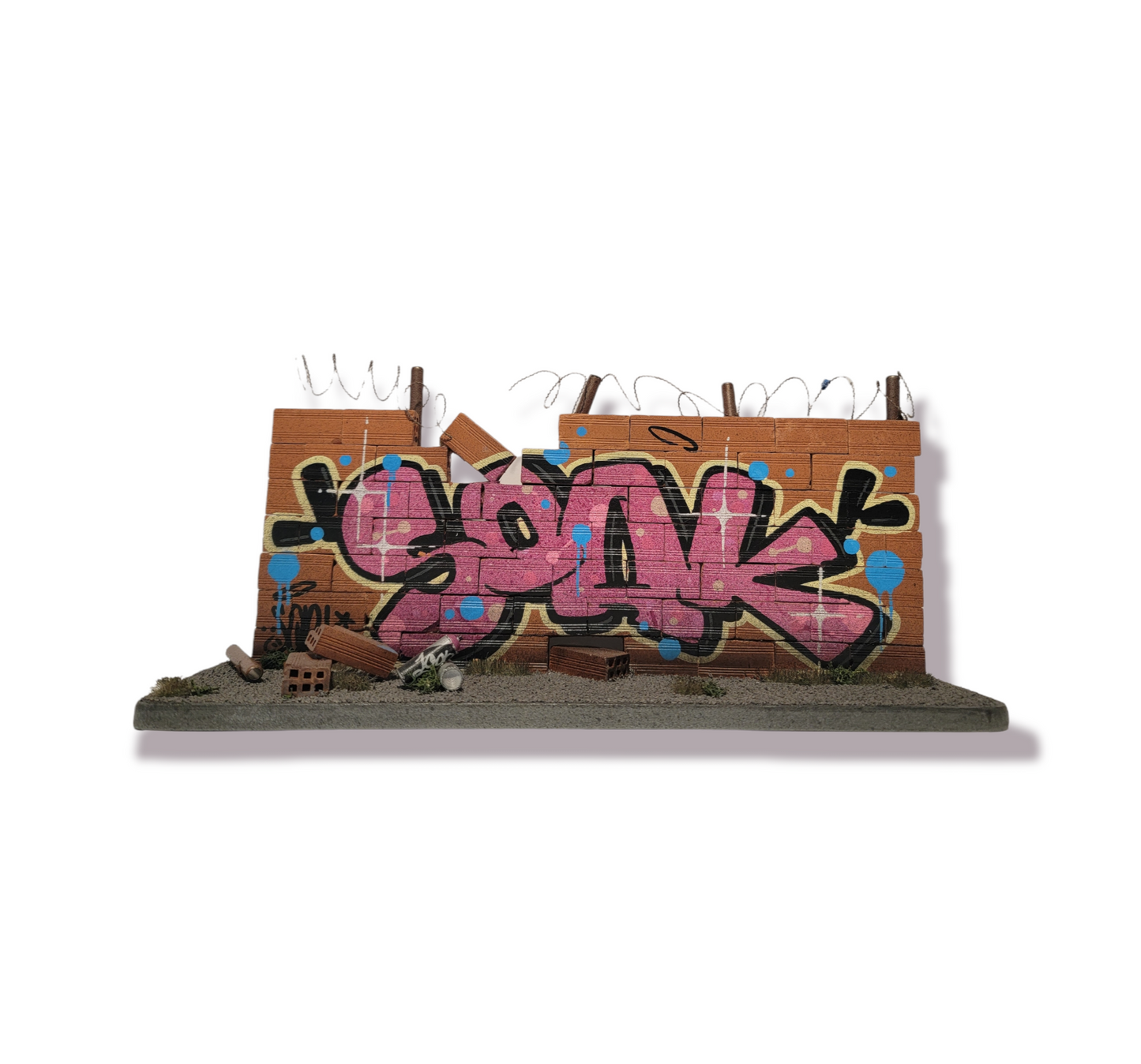 Pink Wall sculpture
