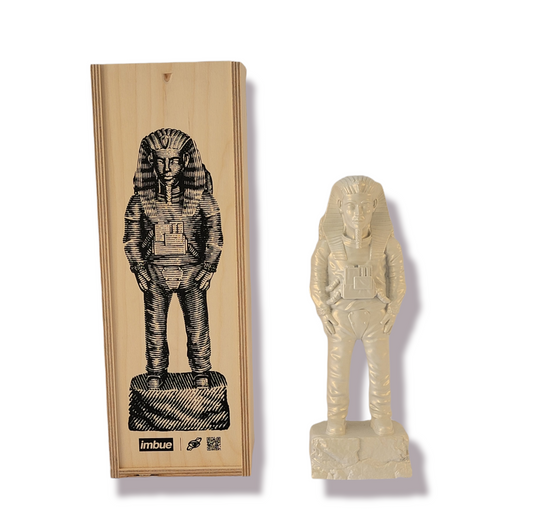 Ancient Astronaut XL - Tutankhamun Pearl White