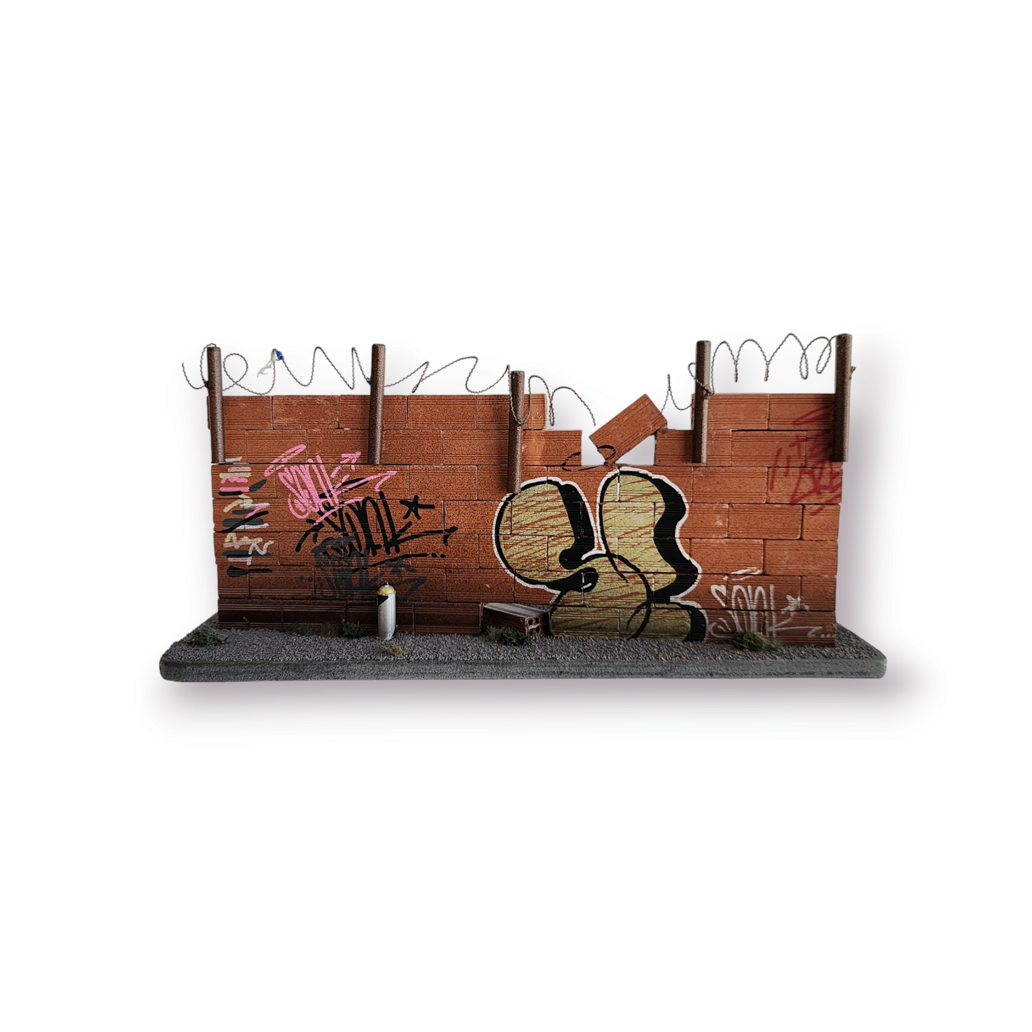 Pink Wall sculpture