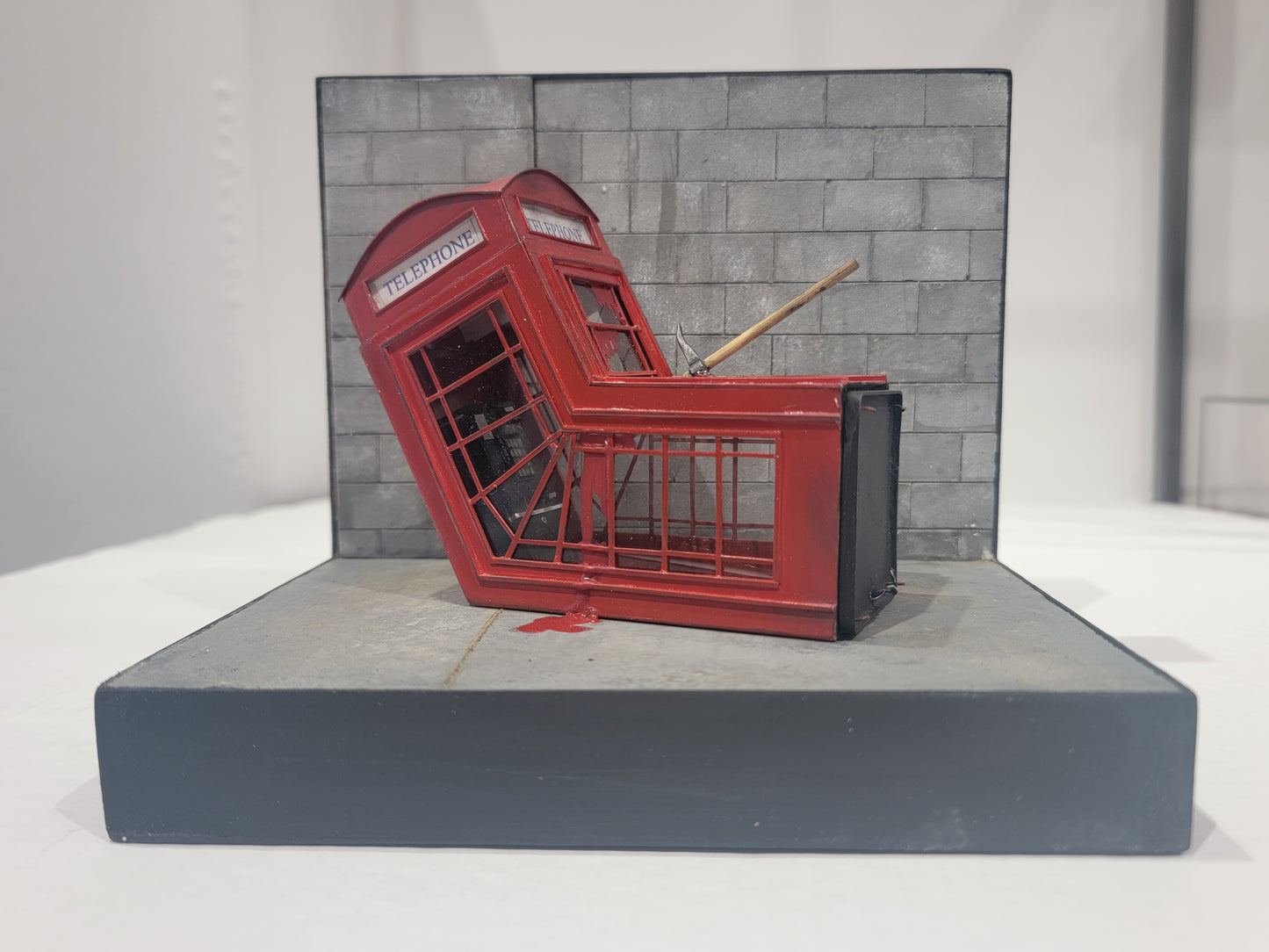 Recreation of Banksy's Death to Phonebooth - 2022