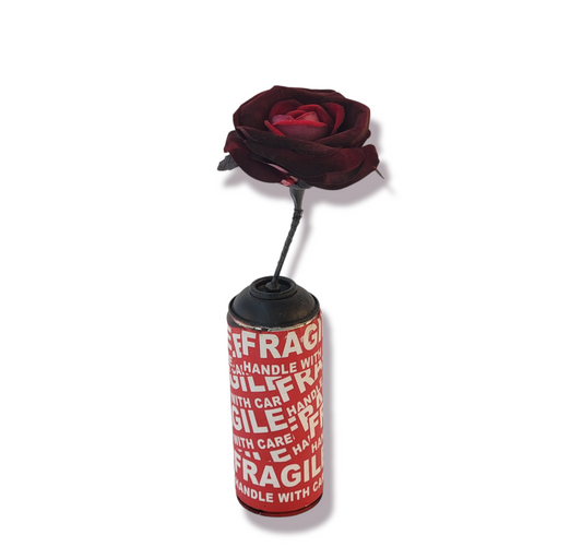Fragile - Spray Can w/ Rose 2018